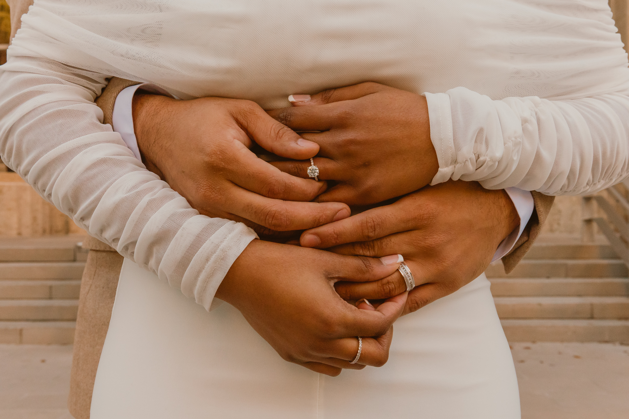 eco-friendly wedding details at an outdoor ceremony in Houston Texas